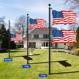 Butizone includes a 3x5 American flag for high visibility.