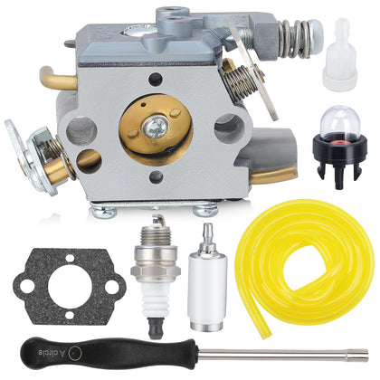 Butom RY3714 carburetor front view, compatible with Ryobi saws for reliable startup