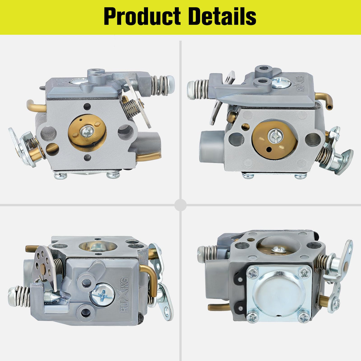 Butom RY3714 carburetor in use demonstrates smoother throttle response