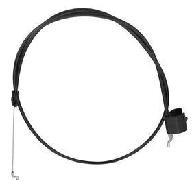 Butom throttle cable with flexible outer casing enables tight-space maneuvering.