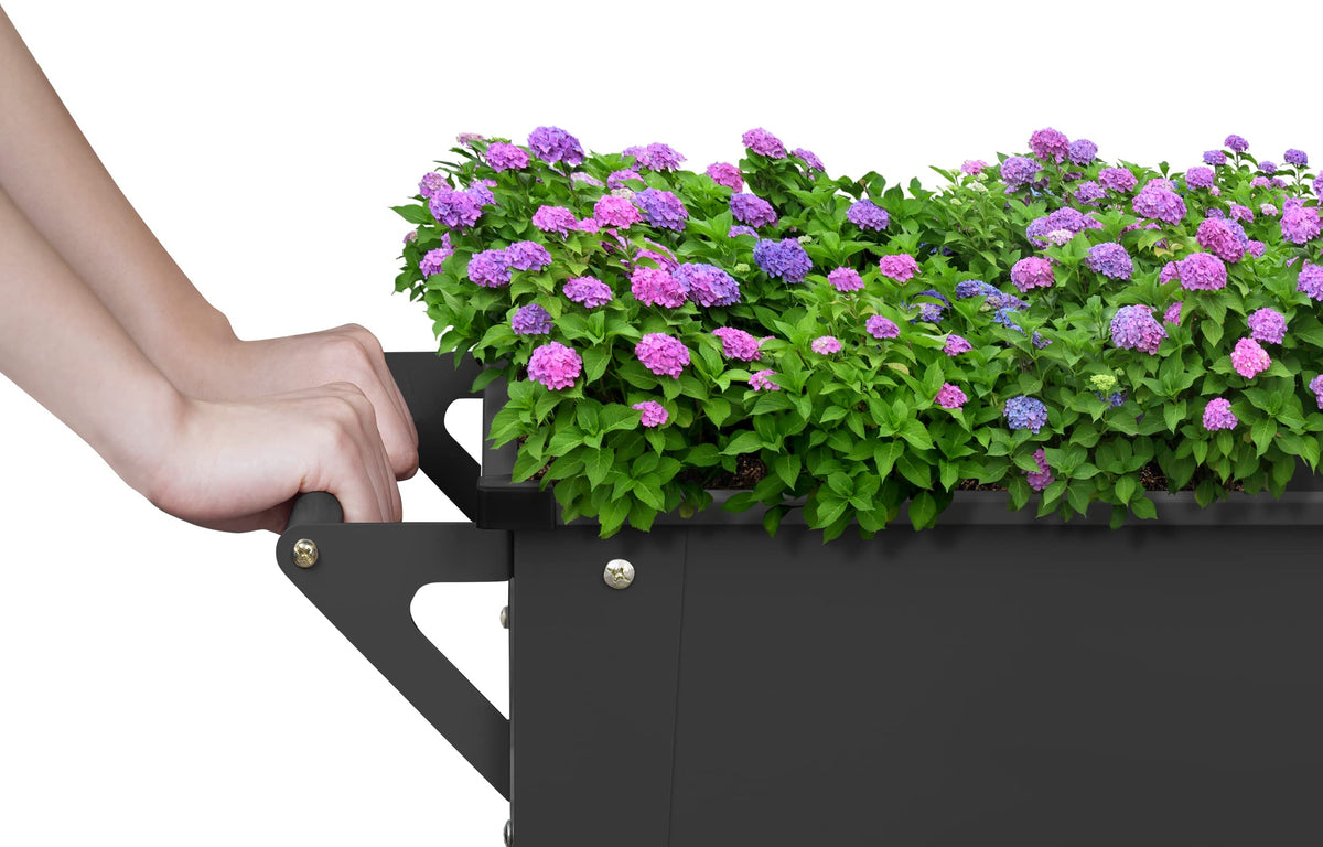 BUTUNITA ergonomic height design minimizes bending for comfortable planting.