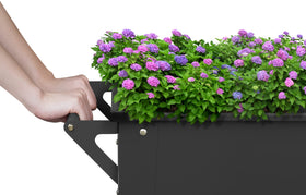 BUTUNITA ergonomic height design minimizes bending for comfortable planting.