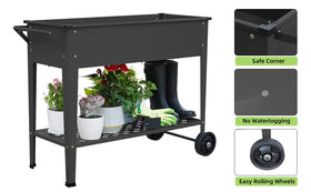 BUTUNITA galvanized steel frame resists rust for durable outdoor use.