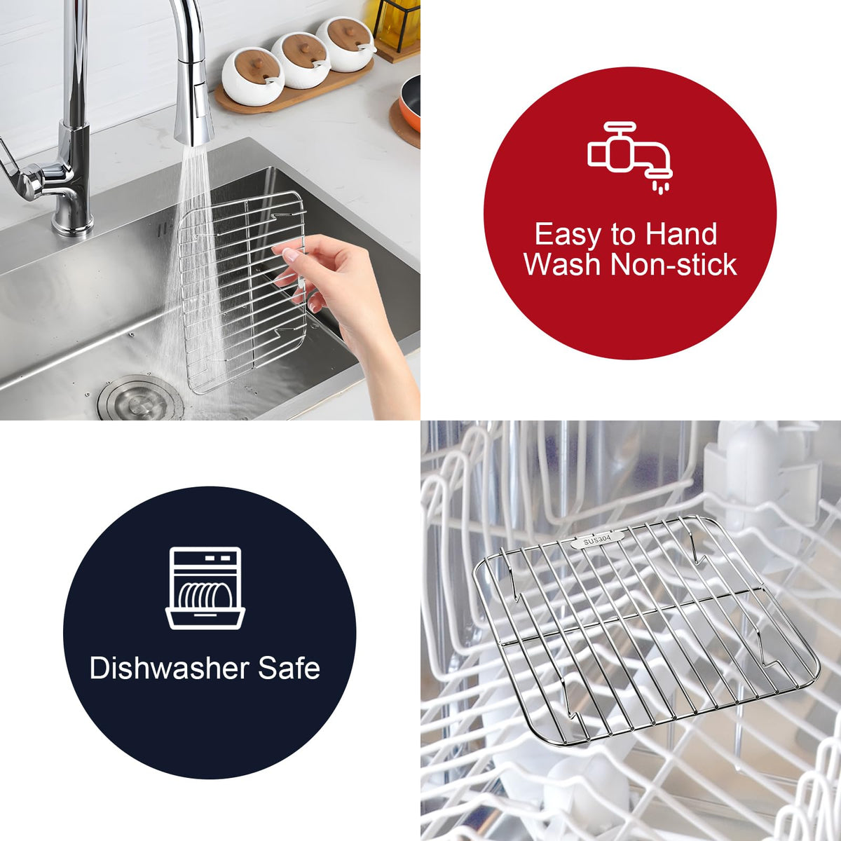 Buwesru Crisper Rack doubles capacity by stacking above the original rack.