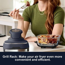 Buwesru Crisper Rack promotes even heating with elevated placement.