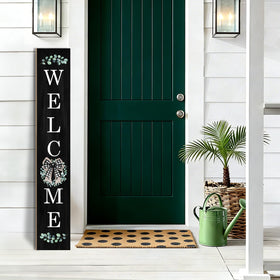Buxjexh durable wood finish supports long-term indoor or outdoor decorative use.