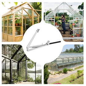 Buycitky roof vent compatibility with sloped greenhouse for flexible fit.