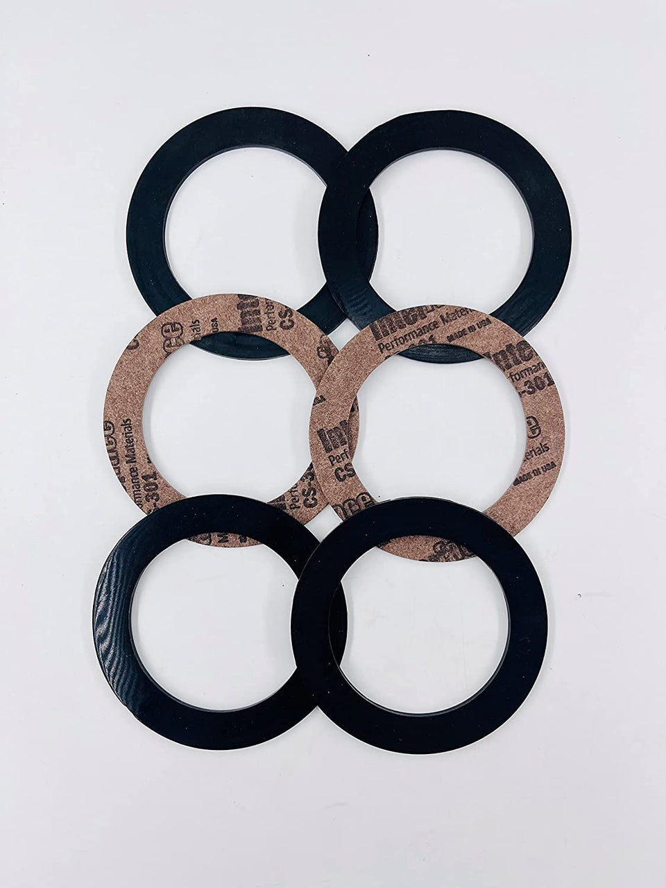 Buying Q Buying S universal return gasket set for pool returns, compatible with in-ground and above-ground systems.
