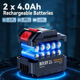 BuyJoy 1000W brushless chainsaw blade for fast limb cuts.