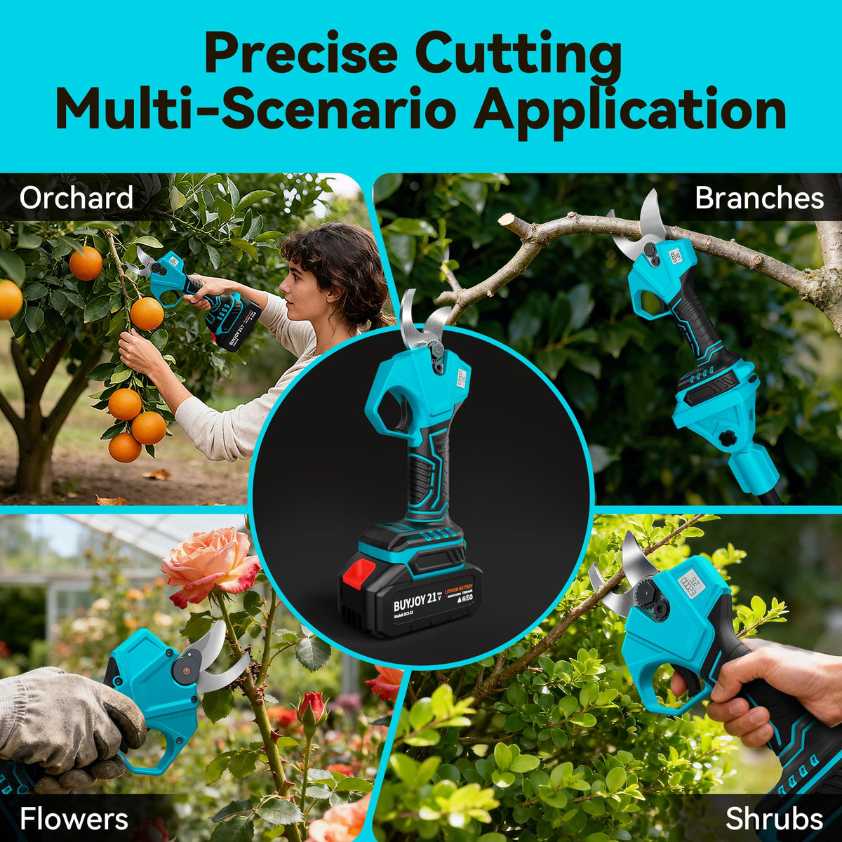 BuyJoy 180-degree rotating head for flexible cutting angles