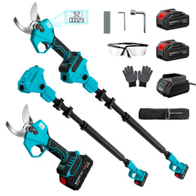 BuyJoy 2-in-1 pole pruner in hand for precise pruning