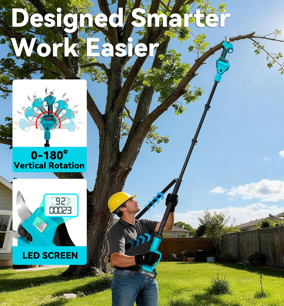 BuyJoy ergonomic lightweight handle with non-slip grip