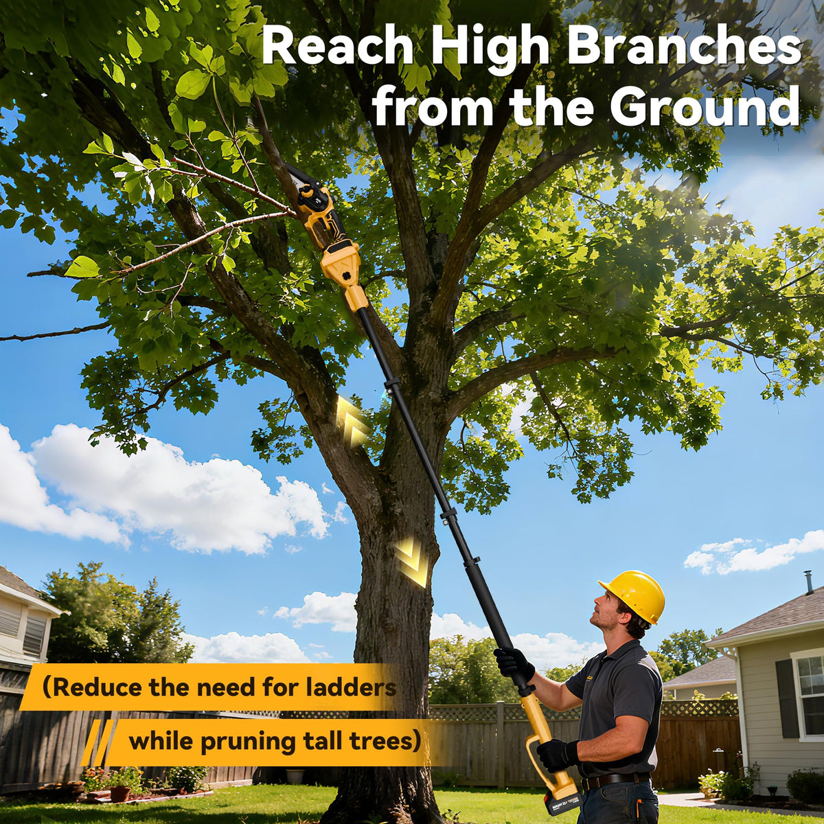 BuyJoy ergonomic soft handle reduces hand fatigue during pruning.
