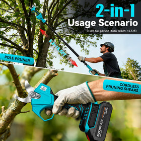 BuyJoy extendable pole attached to reach higher branches