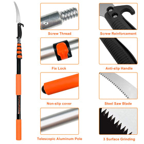 Buyplus carbon steel blade provides smooth cuts and rust resistance.