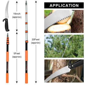 Buyplus non-slip handle improves grip during long pruning sessions.