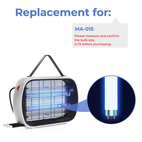 Replacement bulb for Buzbug MA-015, quick swap to keep mosquitoes at bay.