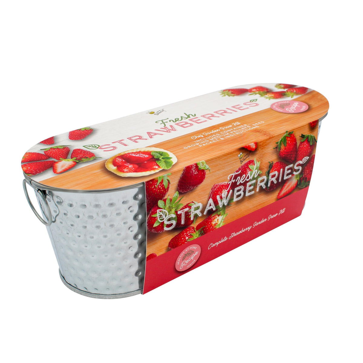 BUZZY Seeds Strawberry Kit seeds ready to sprout, ideal for beginners