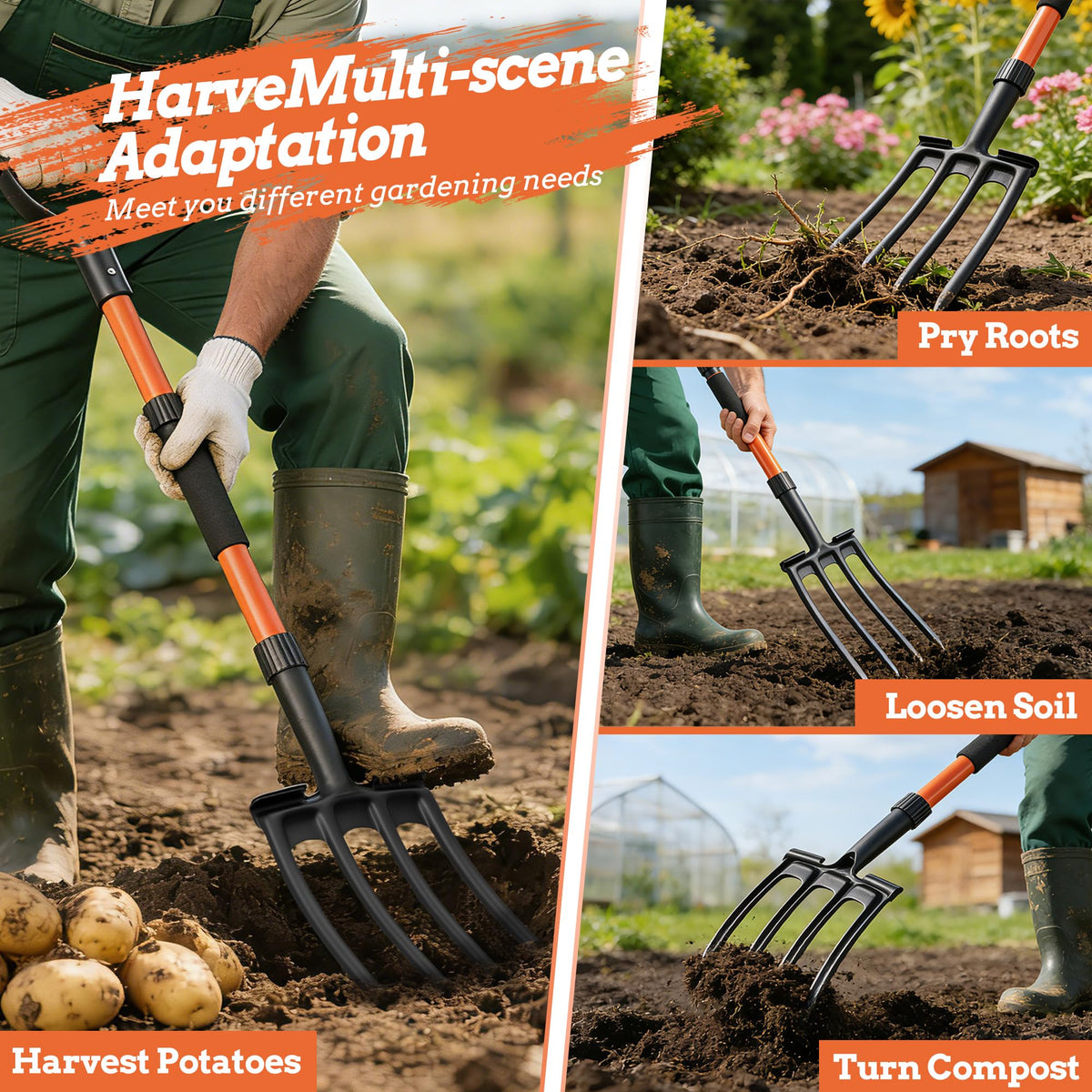 BVHAB compost turning tool for effective aeration