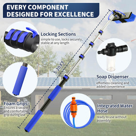 BVOHVN angle adapter enables precise cleaning angles on panels.