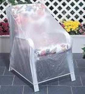 BW Brands vinyl chair cover with reinforced seams protects furniture year-round.