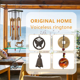 Bwinka pentatonic wind chimes produce harmonious outdoor melodies.