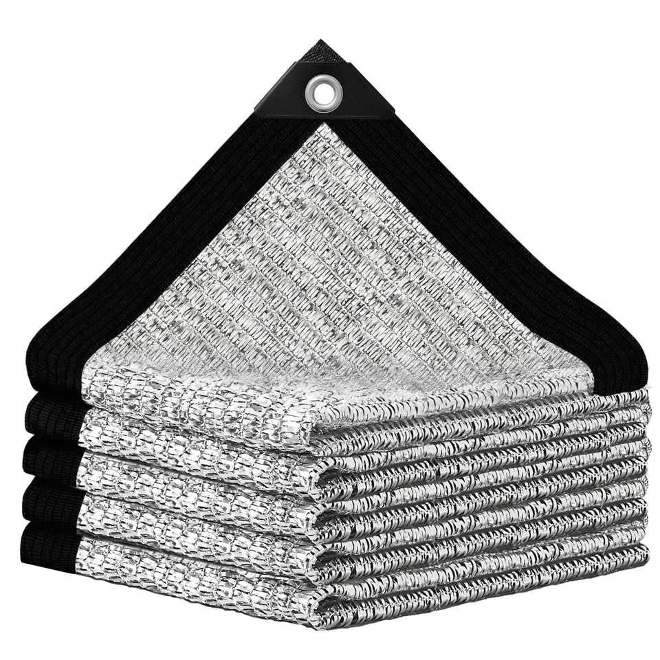 BXAEYIPOR aluminum shade cloth 10x10 front view shows sturdy garden shading