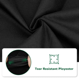 BXDZCOVRRS grill cover UV-coated surface offering fade resistance.