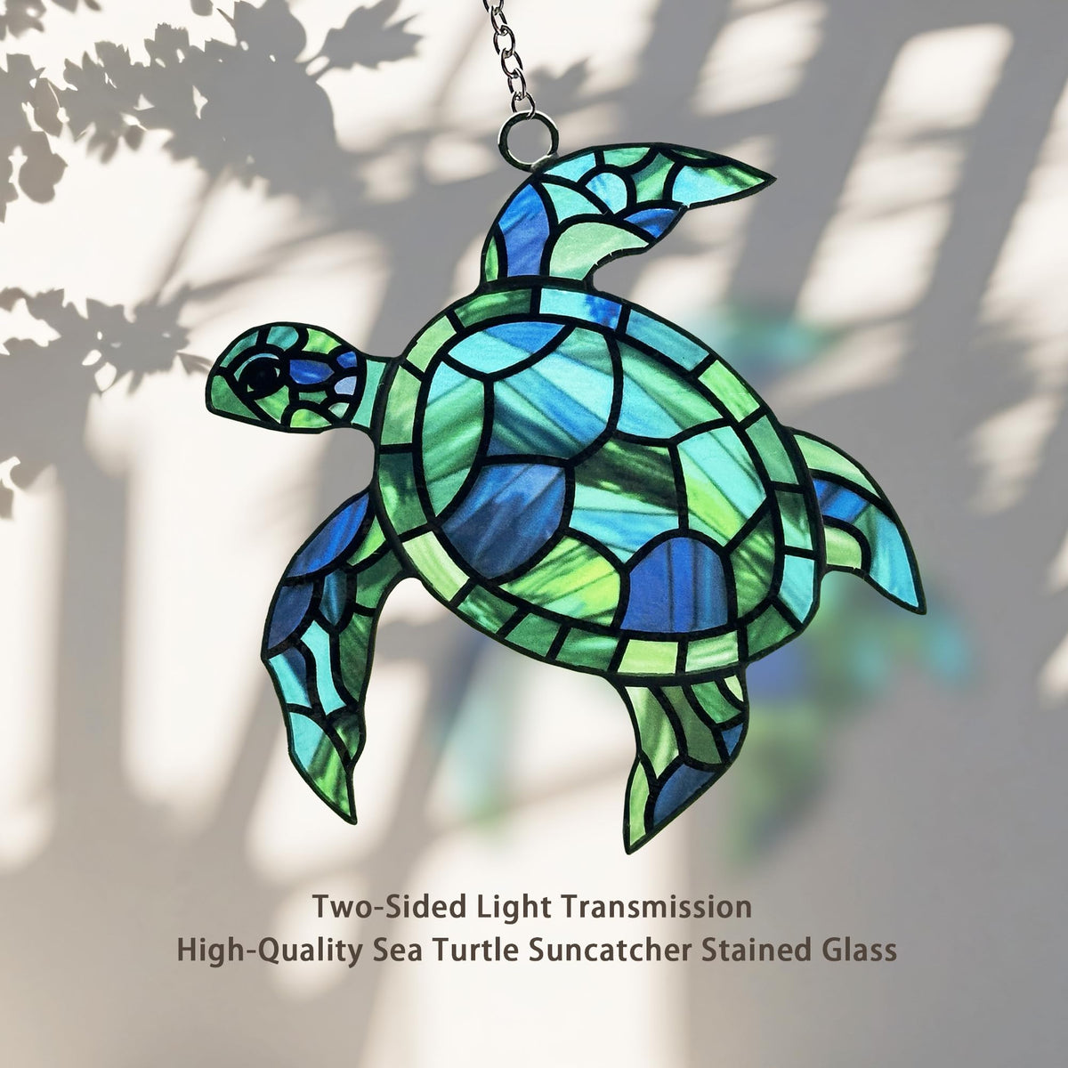 BXLZ Sea Turtle Suncatcher garden accent with nature-inspired sparkle.