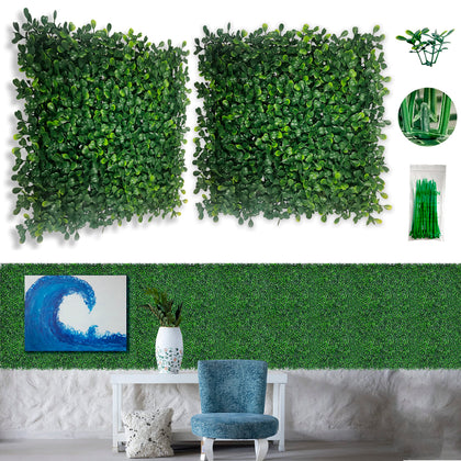 Bybeton grass wall panel closeup with dense 3D blades for realistic texture.