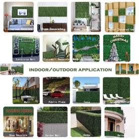 Durable PE material ensures long-lasting greenery in various spaces.
