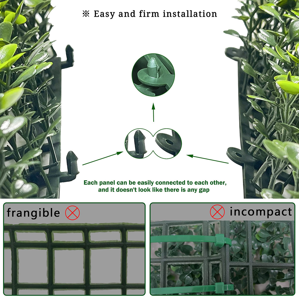 Indoor and outdoor installation possible with sturdy Bybeton wall panels.