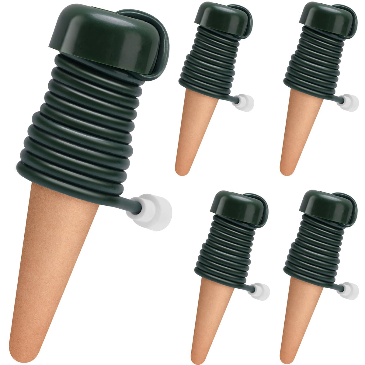 BYDOLL plant self-watering stake shows a stake ready to hydrate indoor plants