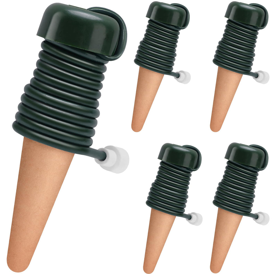 BYDOLL plant self-watering stake shows a stake ready to hydrate indoor plants