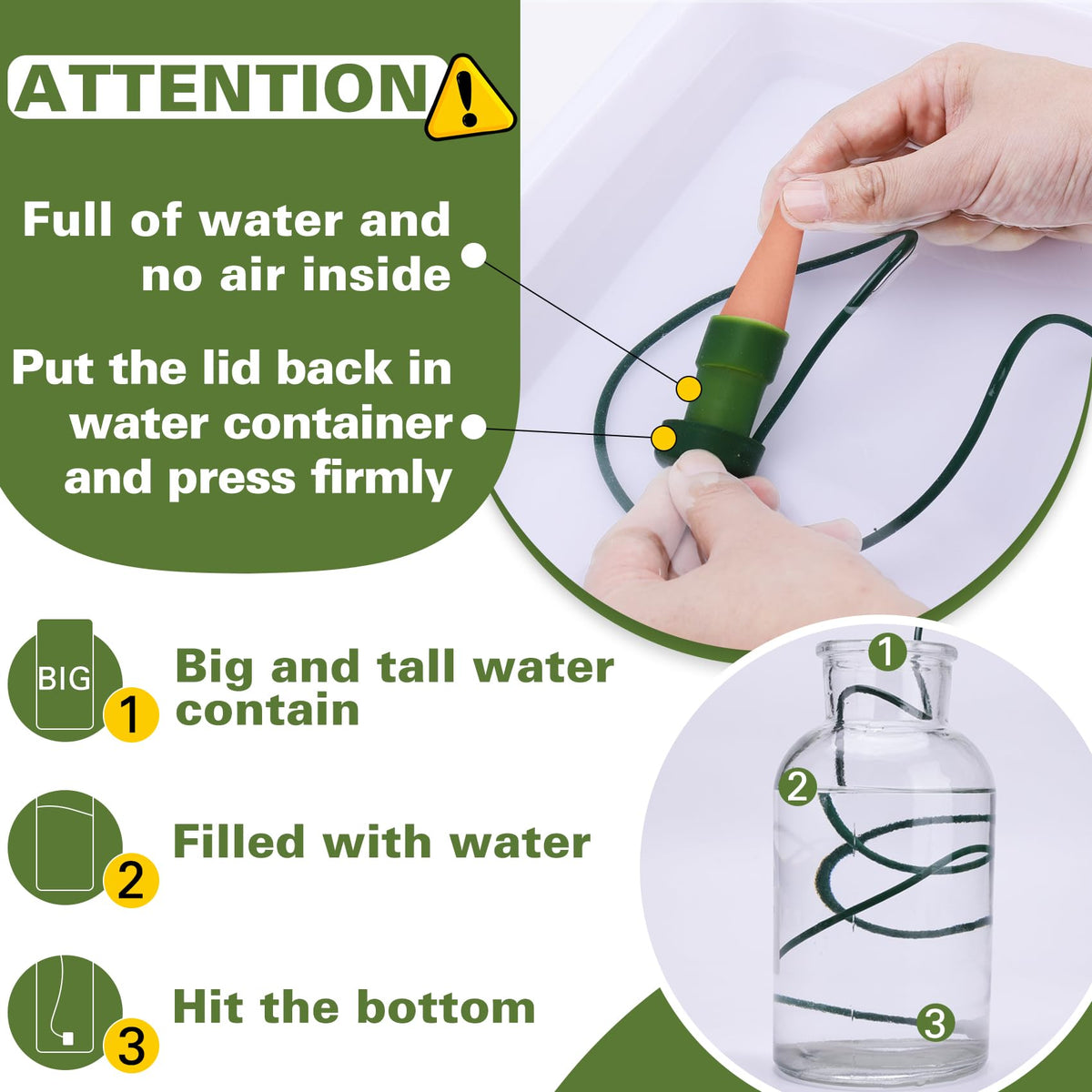 BYDOLL drip stake easy to install and manage for plant care