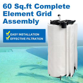 Byenins air bleed assembly on filter enabling easier air release and steady flow.