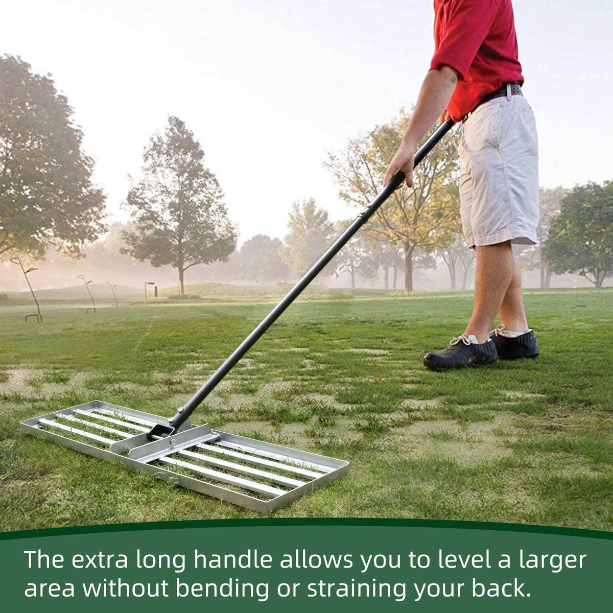 Byhagern Lawn Leveling Rake suitable for garden and backyard use