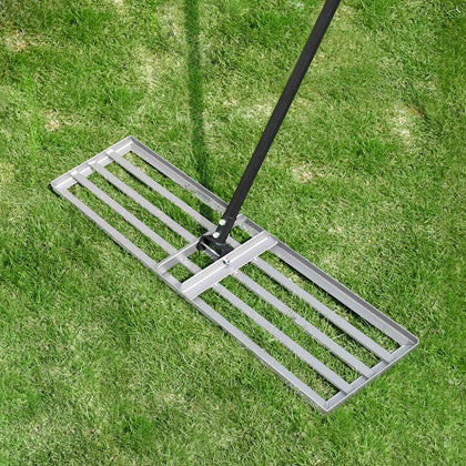 Byhagern Lawn Leveling Rake with wide head for fast soil leveling on lawns