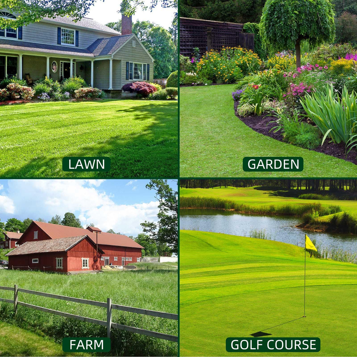 Byhagern versatile lawn tool for lawns, driveways, farms, and golf courses.