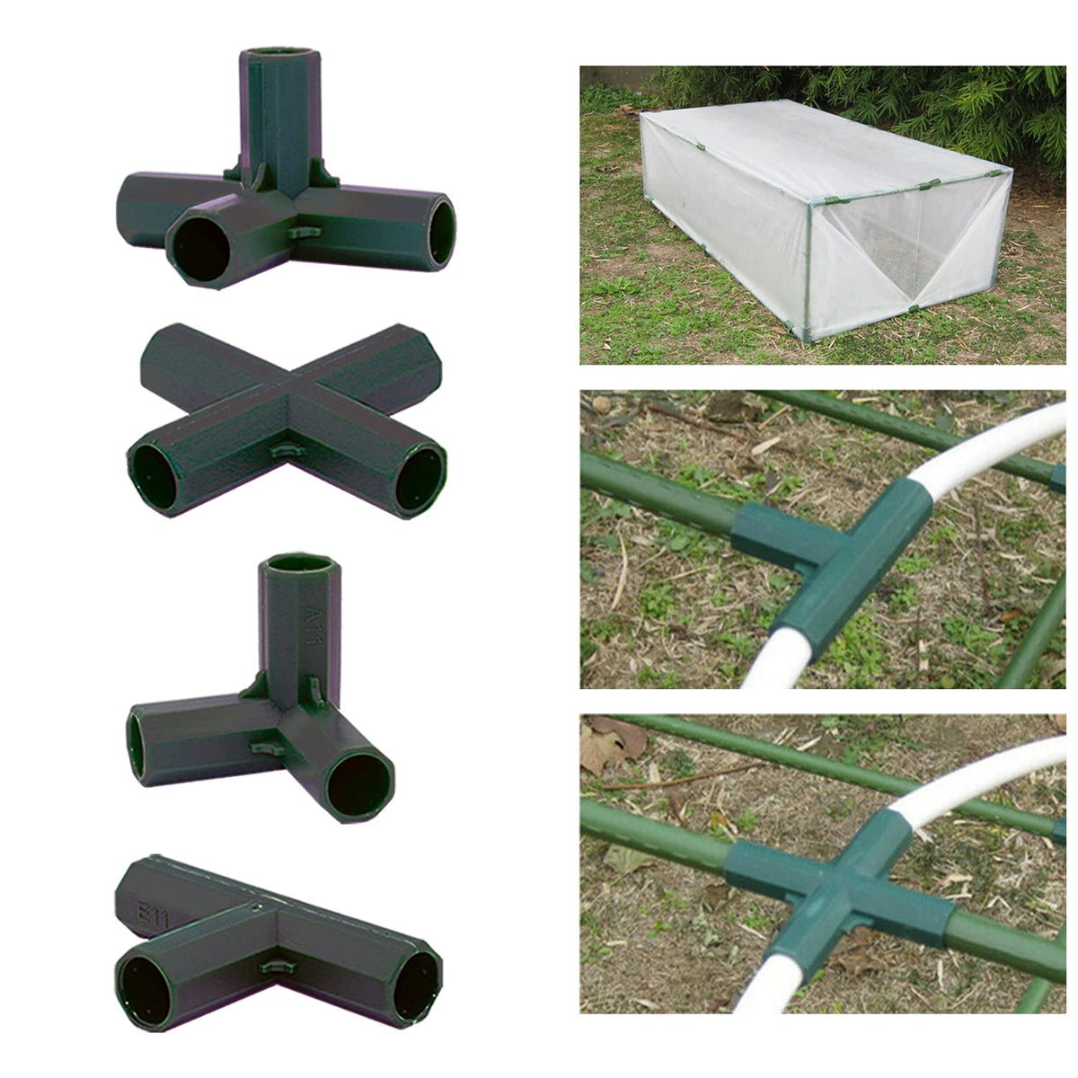 Bykswil 16mm inner diameter connector for PVC or metal pipes.