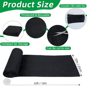 Bylion plant bags with ties help secure seedlings during transplanting.