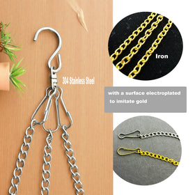 Bytiyar decorative chain for signs and planters in yard decor.
