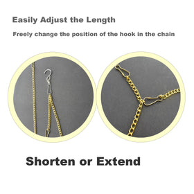 Bytiyar packaging includes 10 chains and 5 swivel S-Hooks, ready to install.