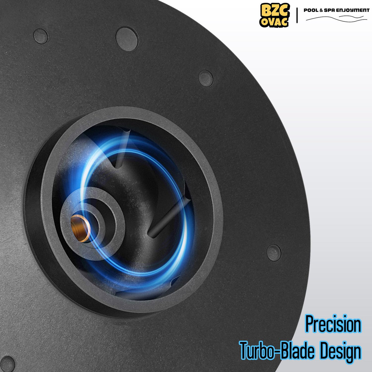 Bzcovac 073131 impeller PP material durability resists corrosion