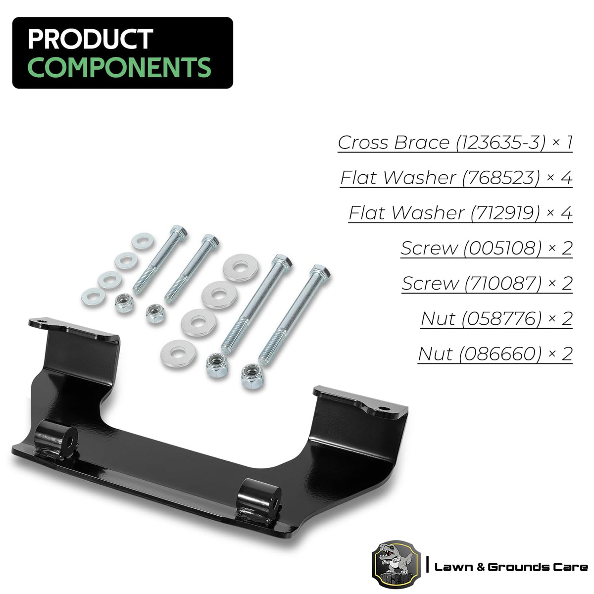 Bzcovac 123292 is compatible with Hustler Raptor 42-60 inch models