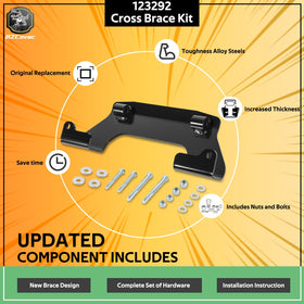 Bzcovac 123292 cross-brace with thick steel for reliable support on tough terrains