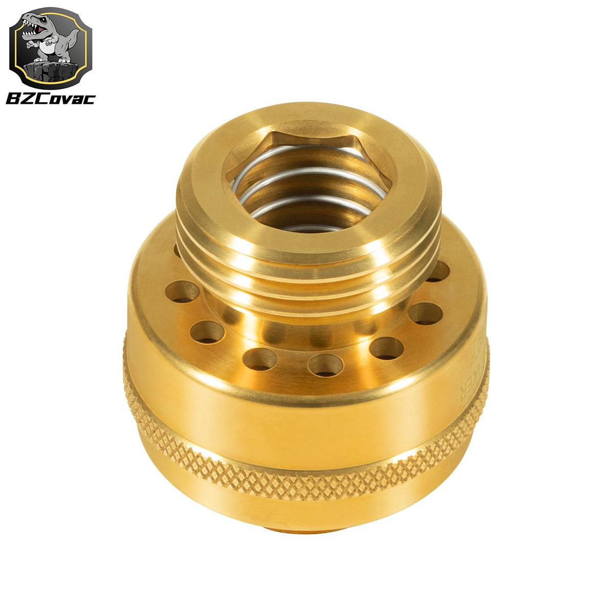Heavy-duty brass construction supports longevity in outdoor plumbing
