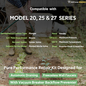 Bzcovac RK-25 drain valve assembly helps prevent leaks in watering setups