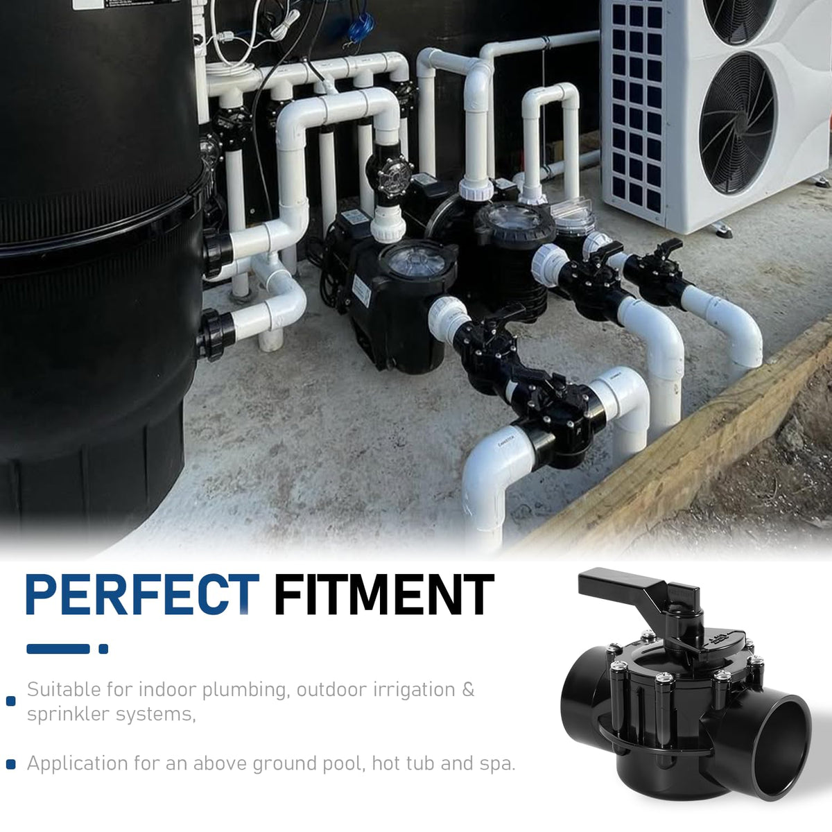 Bzsunway 4716 black-coated body offers anti-corrosion protection.