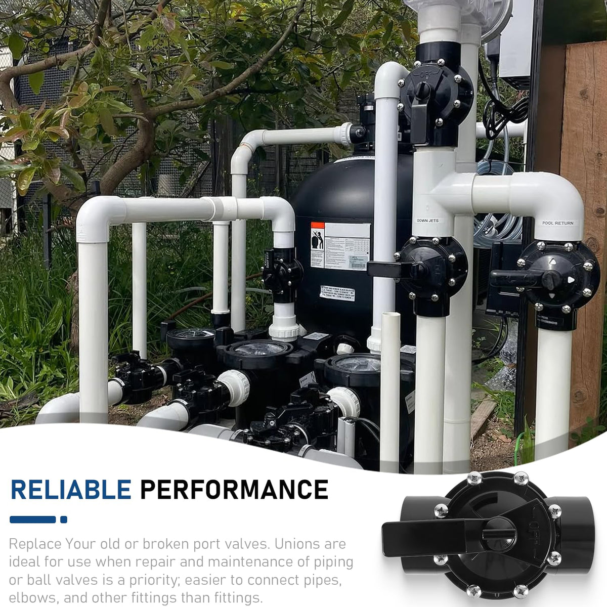 Bzsunway 4716 packaging shows a durable valve ready for replacement.